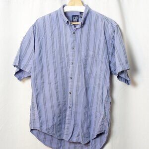 Purple Pinstripe Button Up